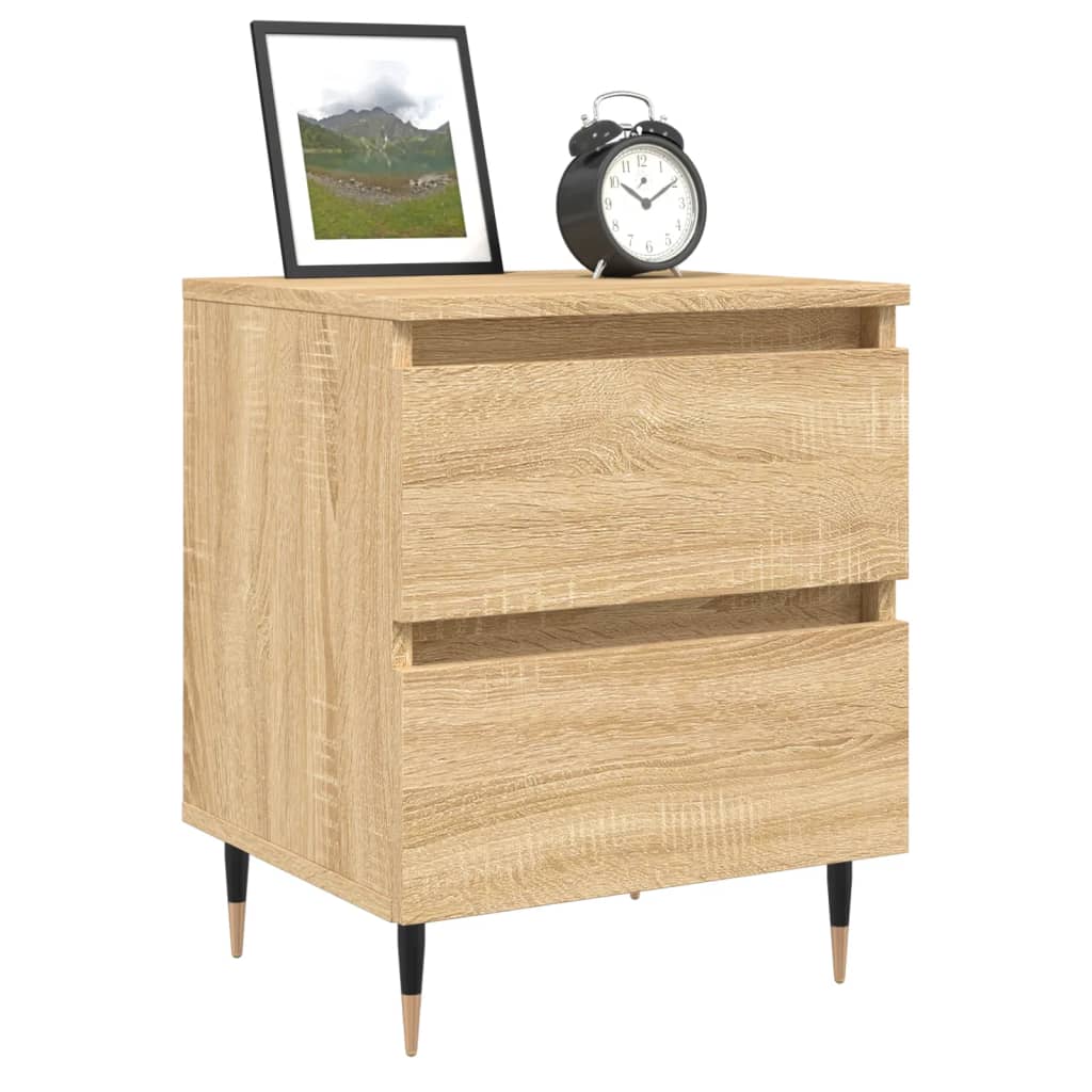 Berkfield Bedside Cabinet Sonoma Oak 40x35x50 cm Engineered Wood