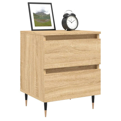Berkfield Bedside Cabinet Sonoma Oak 40x35x50 cm Engineered Wood