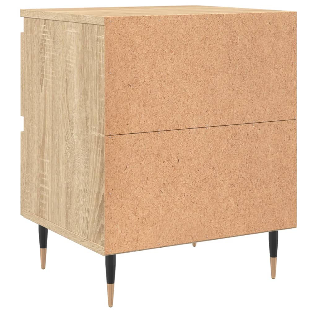 Berkfield Bedside Cabinet Sonoma Oak 40x35x50 cm Engineered Wood