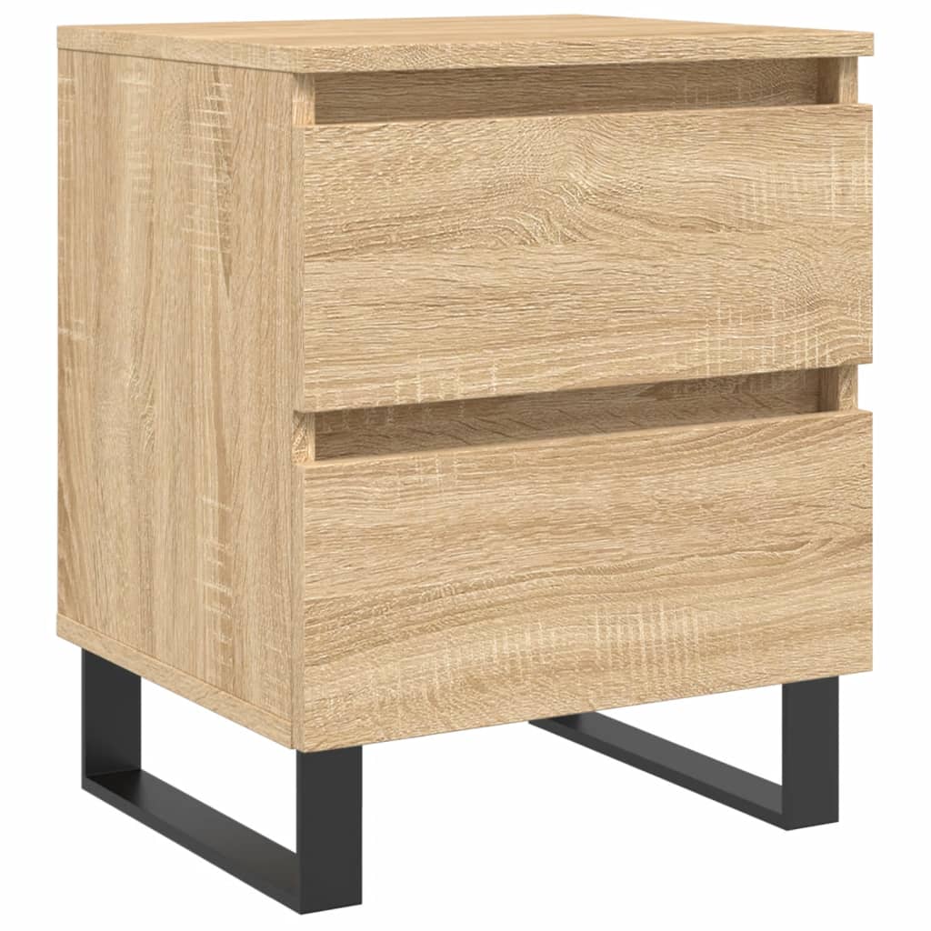 Berkfield Bedside Cabinet Sonoma Oak 40x35x50 cm Engineered Wood