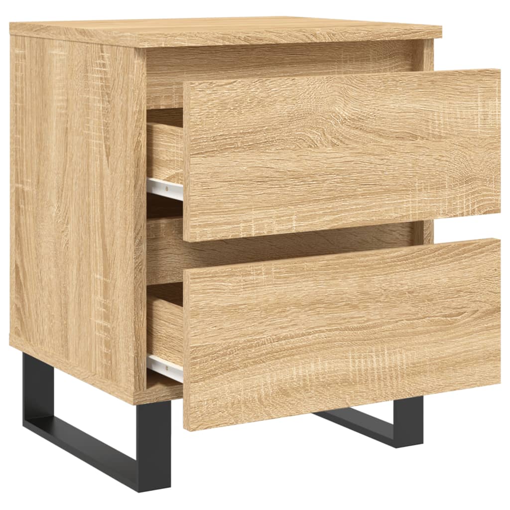 Berkfield Bedside Cabinet Sonoma Oak 40x35x50 cm Engineered Wood