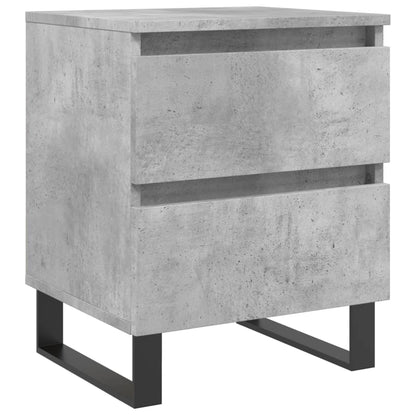 Berkfield Bedside Cabinet Concrete Grey 40x35x50 cm Engineered Wood