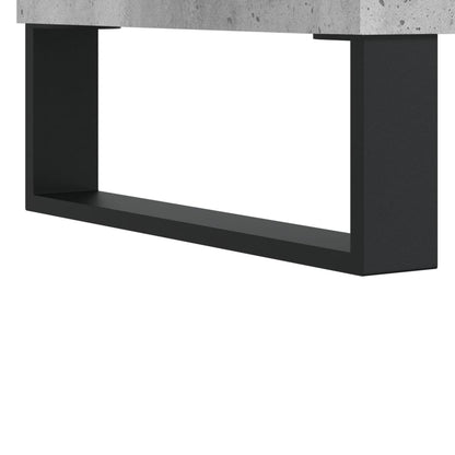 Berkfield Bedside Cabinet Concrete Grey 40x35x50 cm Engineered Wood