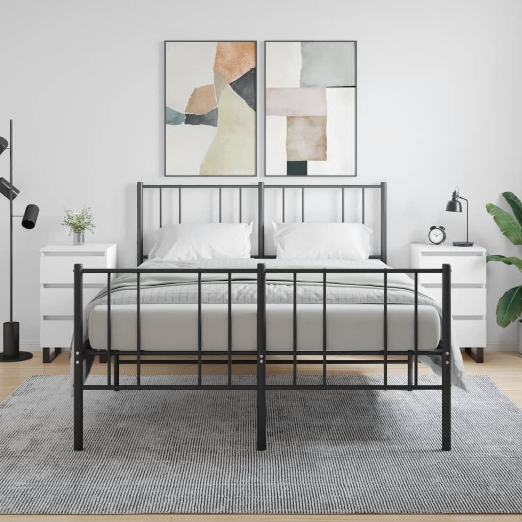 Berkfield Bedside Cabinets 2 pcs White 40x35x69 cm Engineered Wood