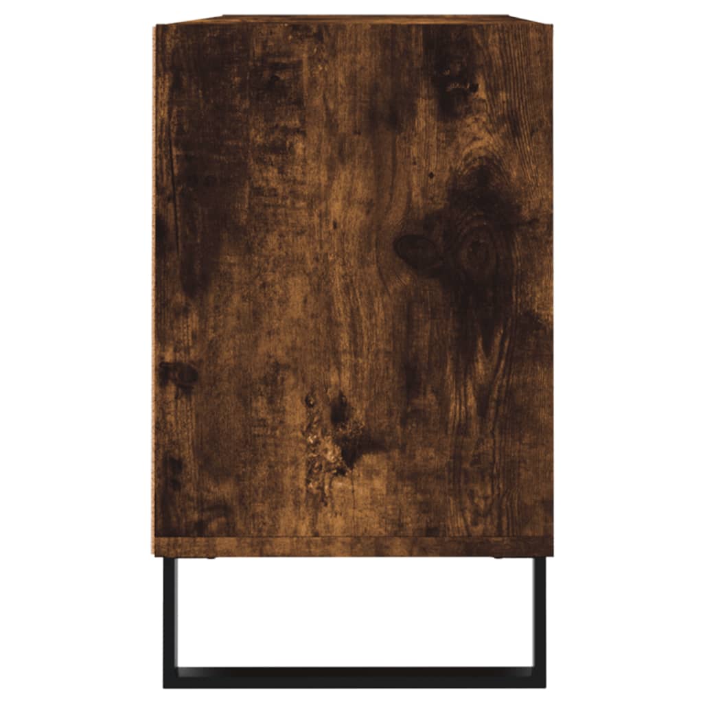 Berkfield TV Cabinet Smoked Oak 103.5x30x50 cm Engineered Wood