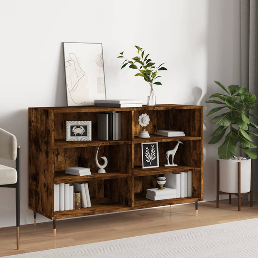 Berkfield Sideboard Smoked Oak 103.5x35x70 cm Engineered Wood