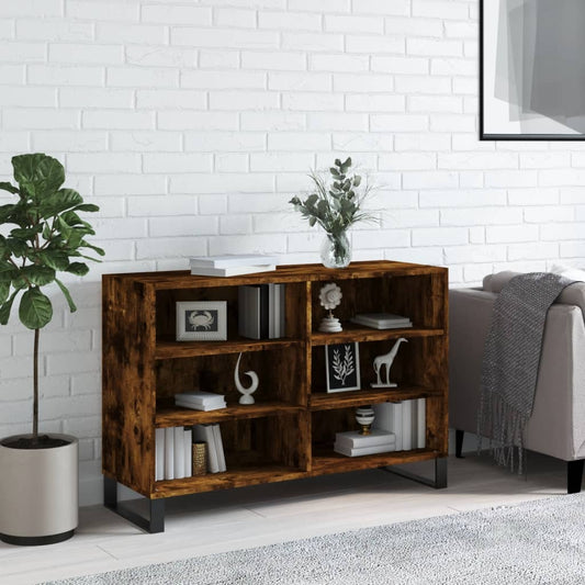 Berkfield Sideboard Smoked Oak 103.5x35x70 cm Engineered Wood