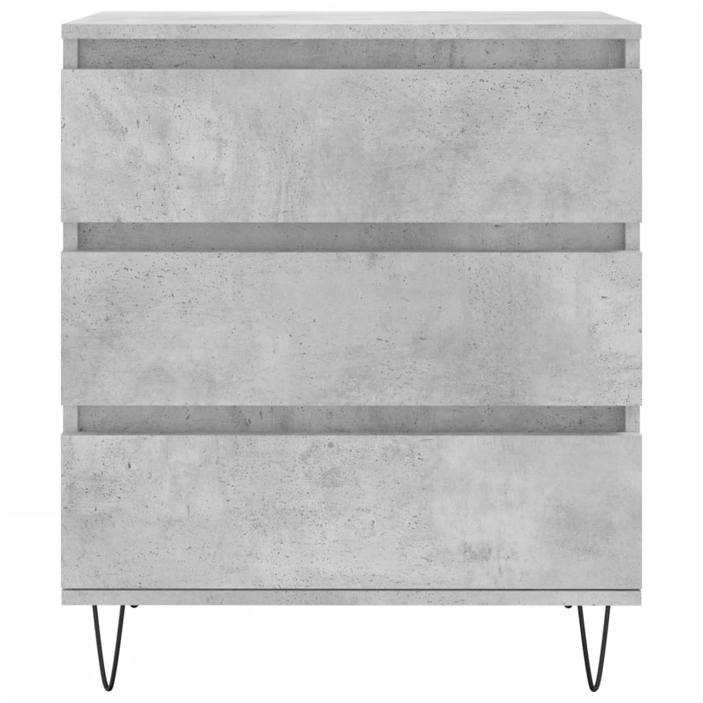 Berkfield Sideboard Concrete Grey 60x35x70 cm Engineered Wood