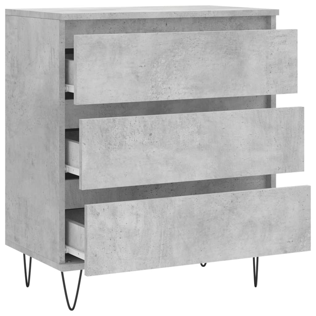 Berkfield Sideboard Concrete Grey 60x35x70 cm Engineered Wood