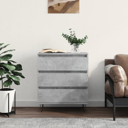 Berkfield Sideboard Concrete Grey 60x35x70 cm Engineered Wood