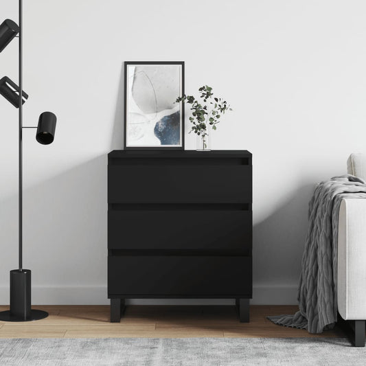 Berkfield Sideboard Black 60x35x70 cm Engineered Wood