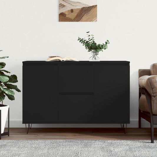 Berkfield Sideboard Black 104x35x70 cm Engineered Wood