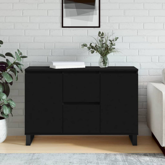 Berkfield Sideboard Black 104x35x70 cm Engineered Wood