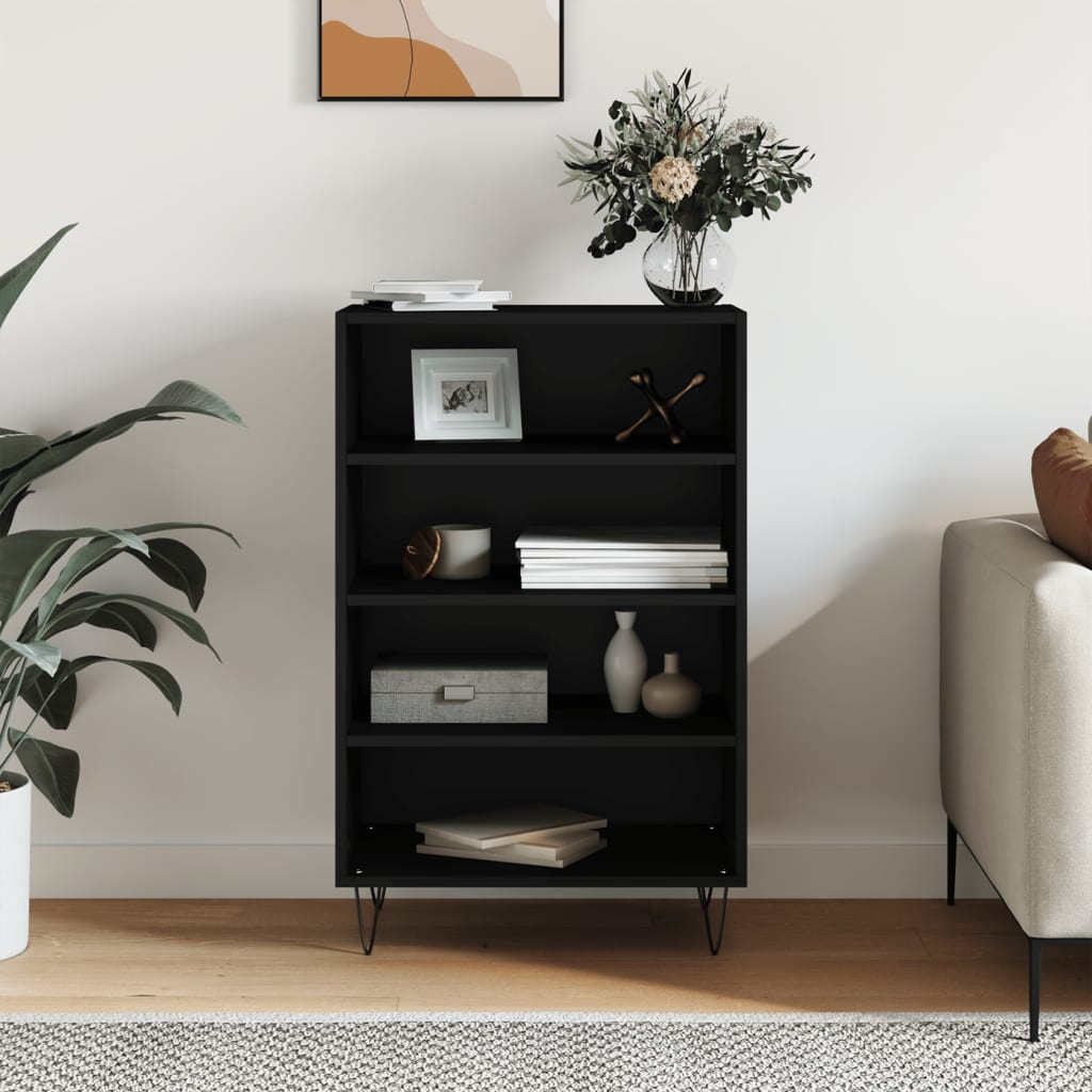 Berkfield Highboard Black 57x35x90 cm Engineered Wood