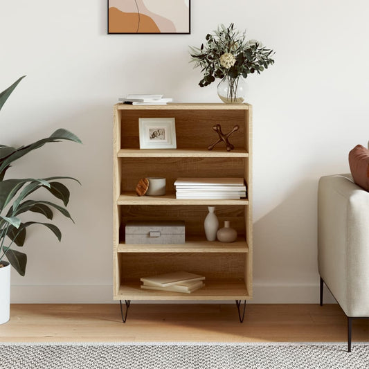 Berkfield Highboard Sonoma Oak 57x35x90 cm Engineered Wood