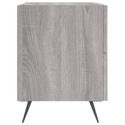 Berkfield Bedside Cabinet Grey Sonoma 40x35x47.5 cm Engineered Wood