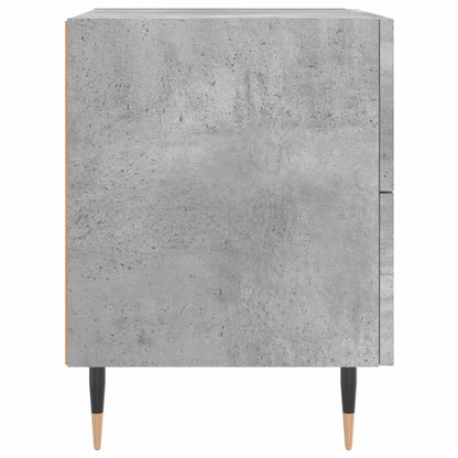Berkfield Bedside Cabinet Concrete Grey 40x35x47.5 cm Engineered Wood