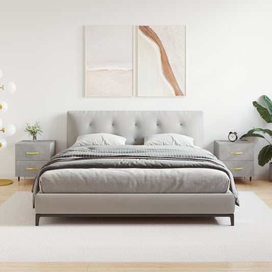 Berkfield Bedside Cabinets 2 pcs Concrete Grey 40x35x47.5 cm Engineered Wood