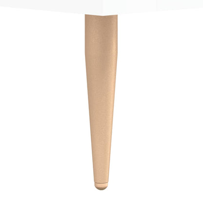 Berkfield Bedside Cabinet High Gloss White 40x35x47.5 cm Engineered Wood
