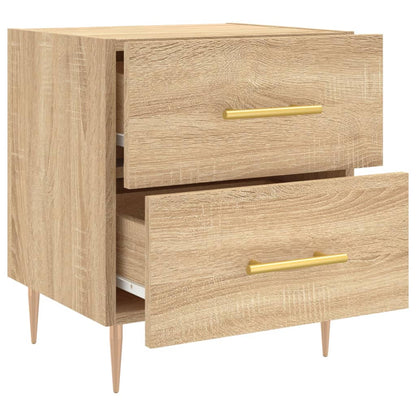 Berkfield Bedside Cabinet Sonoma Oak 40x35x47.5 cm Engineered Wood