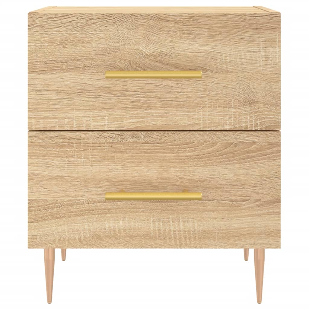Berkfield Bedside Cabinet Sonoma Oak 40x35x47.5 cm Engineered Wood