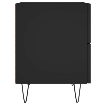 Berkfield Bedside Cabinet Black 40x35x47.5 cm Engineered Wood