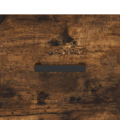 Berkfield Bedside Cabinet Smoked Oak 40x35x47.5 cm Engineered Wood