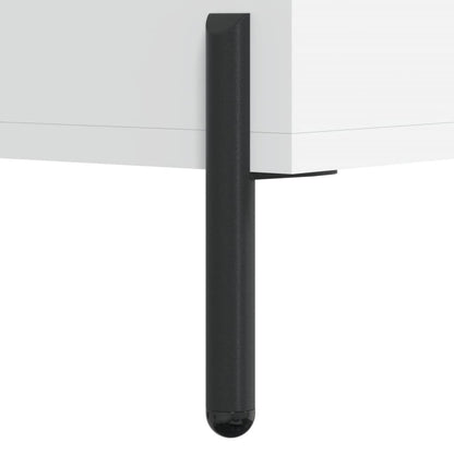 Berkfield Bedside Cabinet White 40x35x47.5 cm Engineered Wood