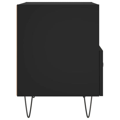 Berkfield Bedside Cabinet Black 40x35x47.5 cm Engineered Wood