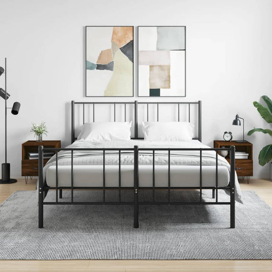 Berkfield Bedside Cabinets 2 pcs Brown Oak 40x35x47.5 cm Engineered Wood