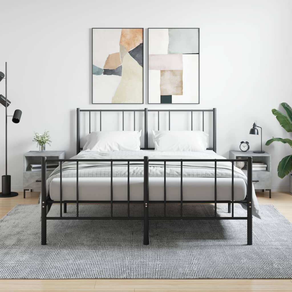 Berkfield Bedside Cabinets 2 pcs Concrete Grey 40x35x47.5 cm Engineered Wood