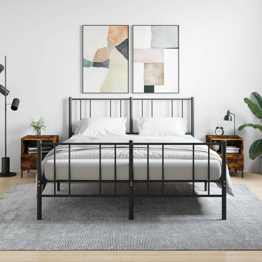 Berkfield Bedside Cabinets 2 pcs Smoked Oak 40x35x47.5 cm Engineered Wood