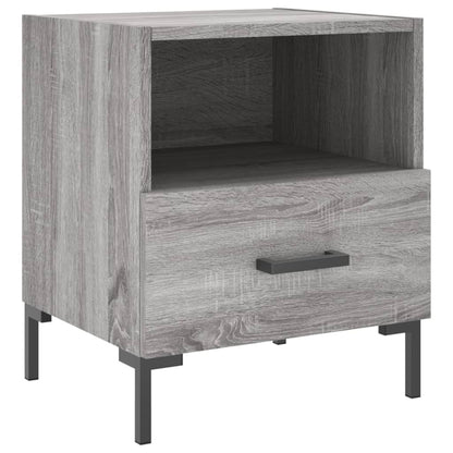 Berkfield Bedside Cabinet Grey Sonoma 40x35x47.5 cm Engineered Wood