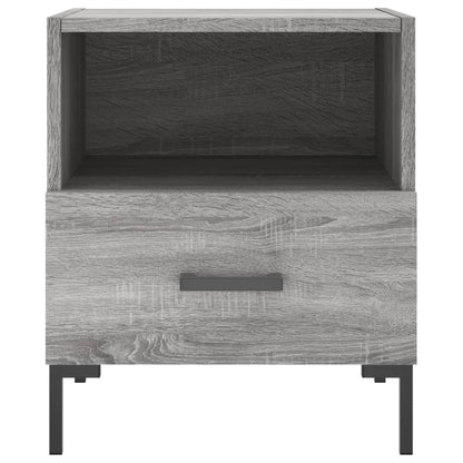 Berkfield Bedside Cabinet Grey Sonoma 40x35x47.5 cm Engineered Wood