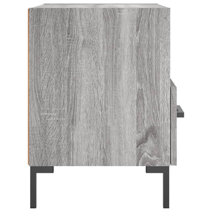 Berkfield Bedside Cabinet Grey Sonoma 40x35x47.5 cm Engineered Wood