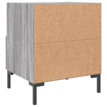 Berkfield Bedside Cabinet Grey Sonoma 40x35x47.5 cm Engineered Wood
