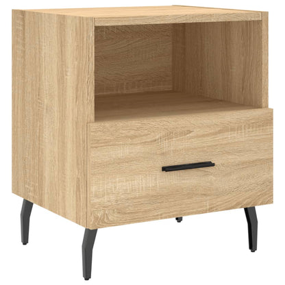 Berkfield Bedside Cabinet Sonoma Oak 40x35x47.5 cm Engineered Wood