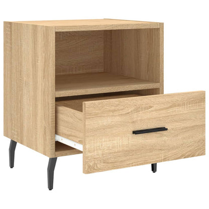 Berkfield Bedside Cabinet Sonoma Oak 40x35x47.5 cm Engineered Wood