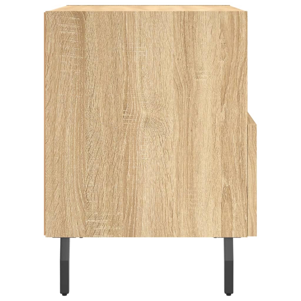 Berkfield Bedside Cabinet Sonoma Oak 40x35x47.5 cm Engineered Wood