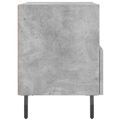 Berkfield Bedside Cabinet Concrete Grey 40x35x47.5 cm Engineered Wood