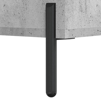 Berkfield Bedside Cabinet Concrete Grey 40x35x47.5 cm Engineered Wood