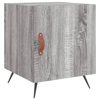 Berkfield Bedside Cabinet Grey Sonoma 40x40x50 cm Engineered Wood