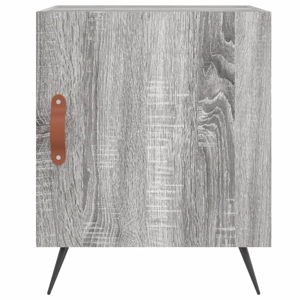 Berkfield Bedside Cabinet Grey Sonoma 40x40x50 cm Engineered Wood
