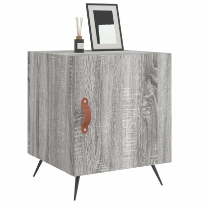 Berkfield Bedside Cabinet Grey Sonoma 40x40x50 cm Engineered Wood