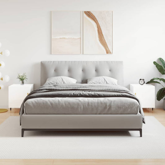 Berkfield Bedside Cabinets 2 pcs High Gloss White 40x40x50 cm Engineered Wood