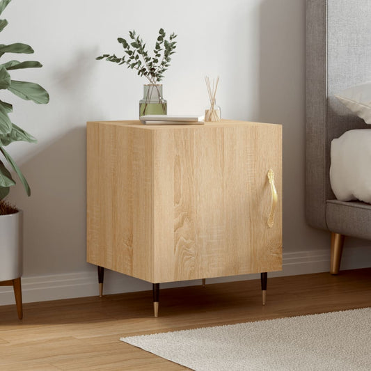 Berkfield Bedside Cabinet Sonoma Oak 40x40x50 cm Engineered Wood