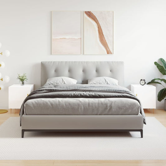 Berkfield Bedside Cabinets 2 pcs High Gloss White 40x40x50 cm Engineered Wood