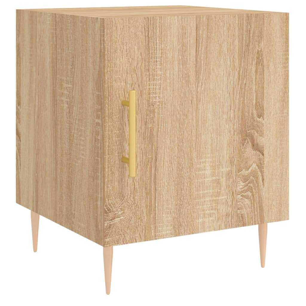Berkfield Bedside Cabinet Sonoma Oak 40x40x50 cm Engineered Wood