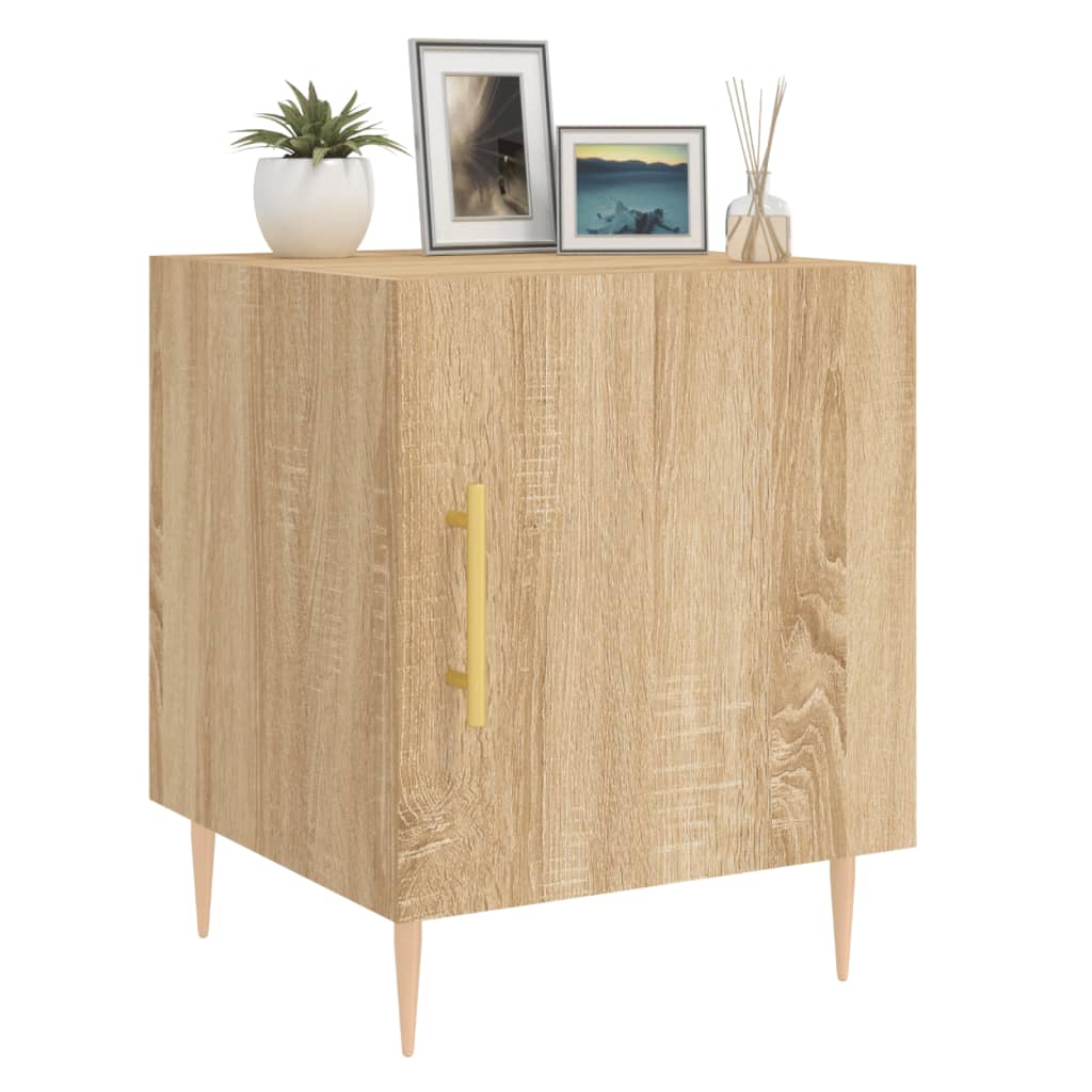 Berkfield Bedside Cabinet Sonoma Oak 40x40x50 cm Engineered Wood