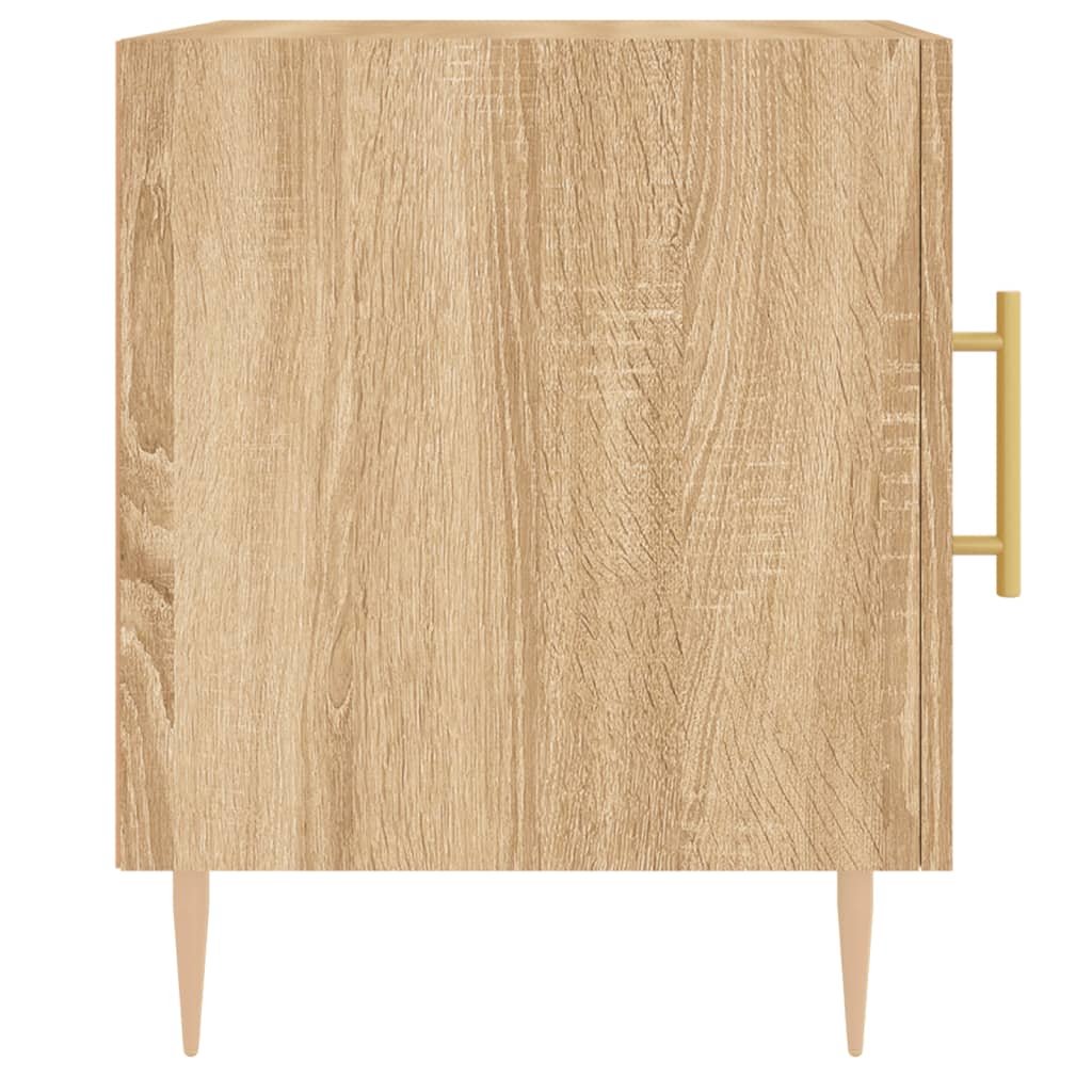Berkfield Bedside Cabinet Sonoma Oak 40x40x50 cm Engineered Wood
